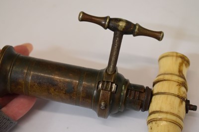 Lot 216 - 19th century corkscrew of Thomason type