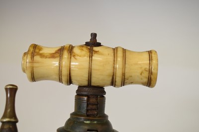 Lot 216 - 19th century corkscrew of Thomason type