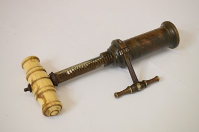 Lot 216 - 19th century corkscrew of Thomason type