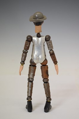 Lot 224 - 'Saba' metal articulated figure by Bucherer, Switzerland