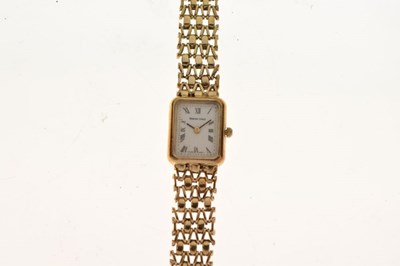 Lot 125 - Beuche Girod - Lady's 9ct gold wristwatch