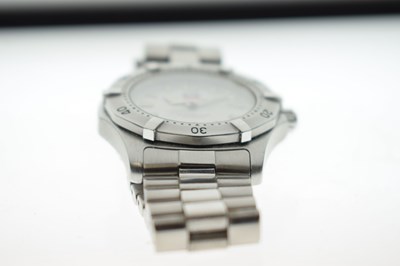Lot 96 - Tag Heuer - Gentleman's Professional stainless steel bracelet watch, model 2000