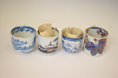 Lot 322 - Group of 18th century and later blue and white porcelain
