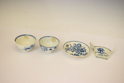 Lot 322 - Group of 18th century and later blue and white porcelain