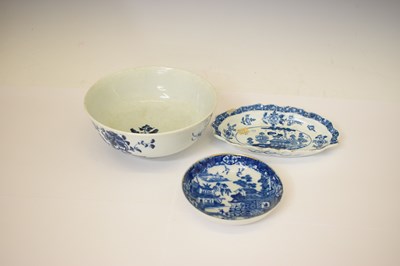 Lot 322 - Group of 18th century and later blue and white porcelain