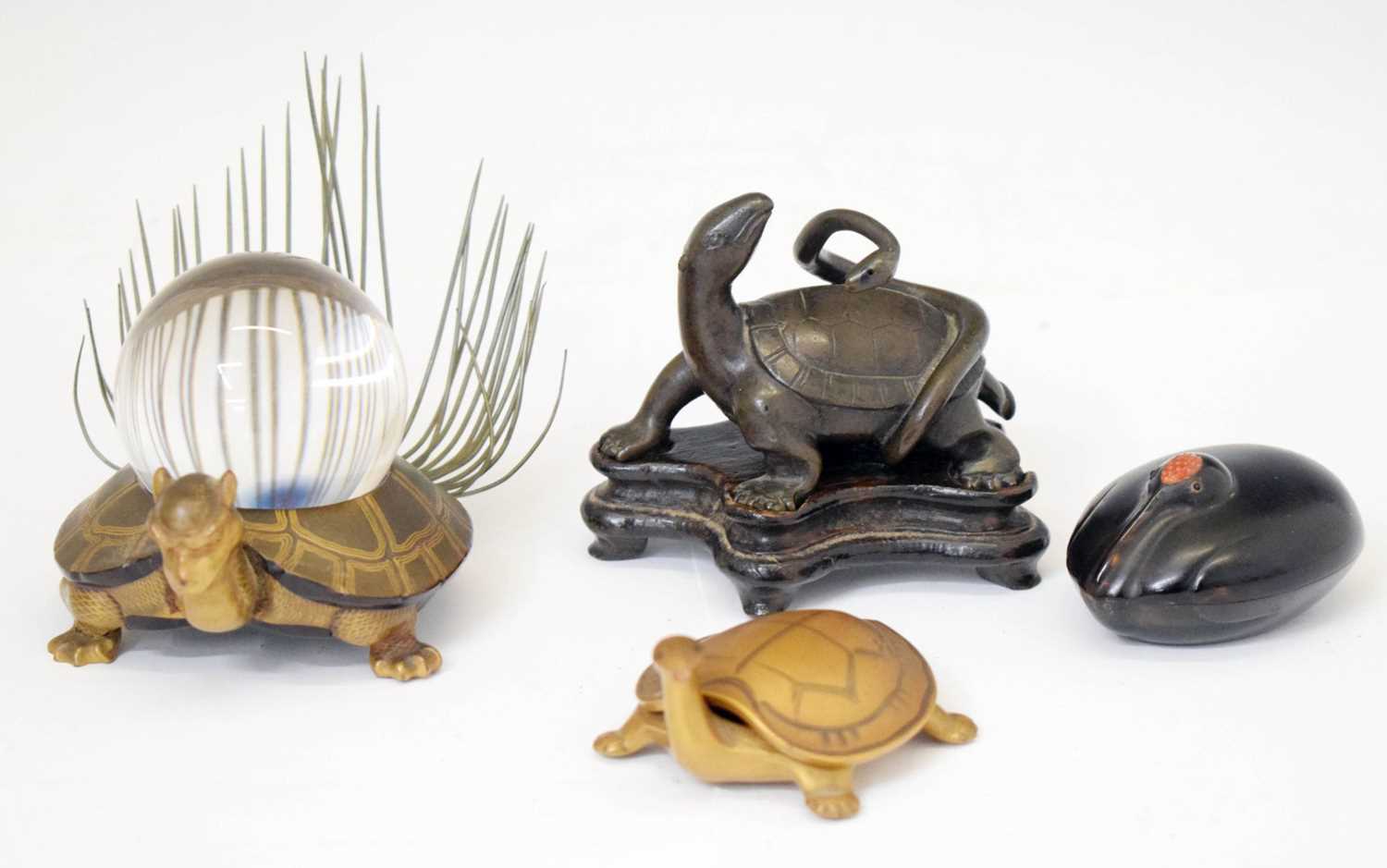 Lot 683 - Japanese Minogame with crystal ball