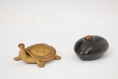 Lot 683 - Japanese Minogame with crystal ball