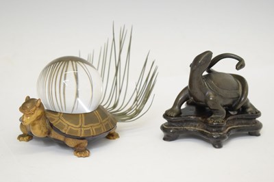 Lot 683 - Japanese Minogame with crystal ball