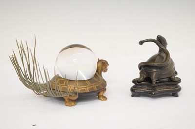 Lot 683 - Japanese Minogame with crystal ball