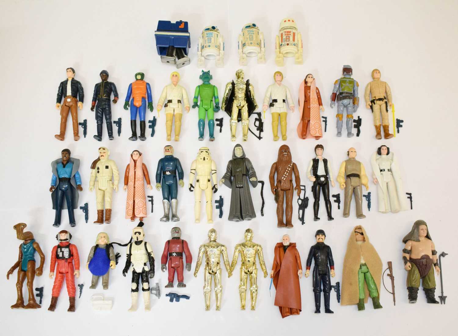 Lot 556 - Star Wars - Group of thirty-five late 1970s / early 80s action figures