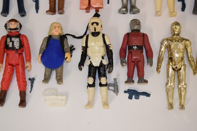 Lot 556 - Star Wars - Group of thirty-five late 1970s / early 80s action figures