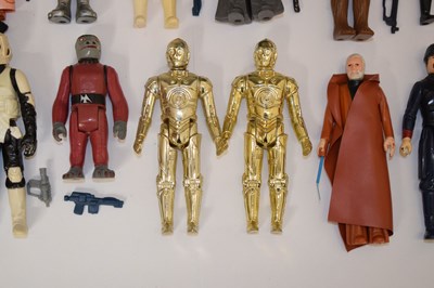 Lot 556 - Star Wars - Group of thirty-five late 1970s / early 80s action figures