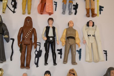 Lot 556 - Star Wars - Group of thirty-five late 1970s / early 80s action figures