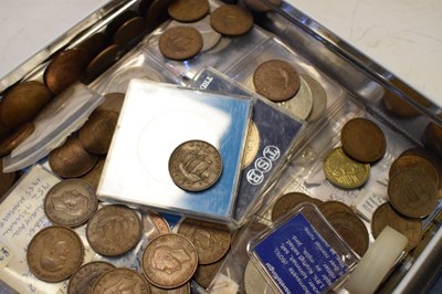 Lot 233 - Quantity of GB coinage, trade tokens, Weston-super-Mare arcade tokens etc