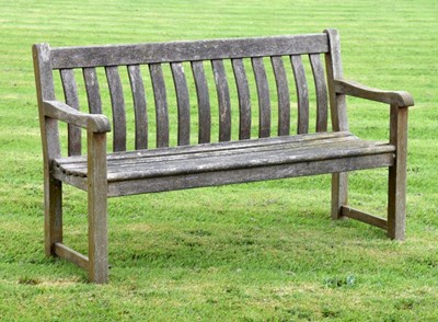 Lot 657 - Alexander Rose teak garden bench