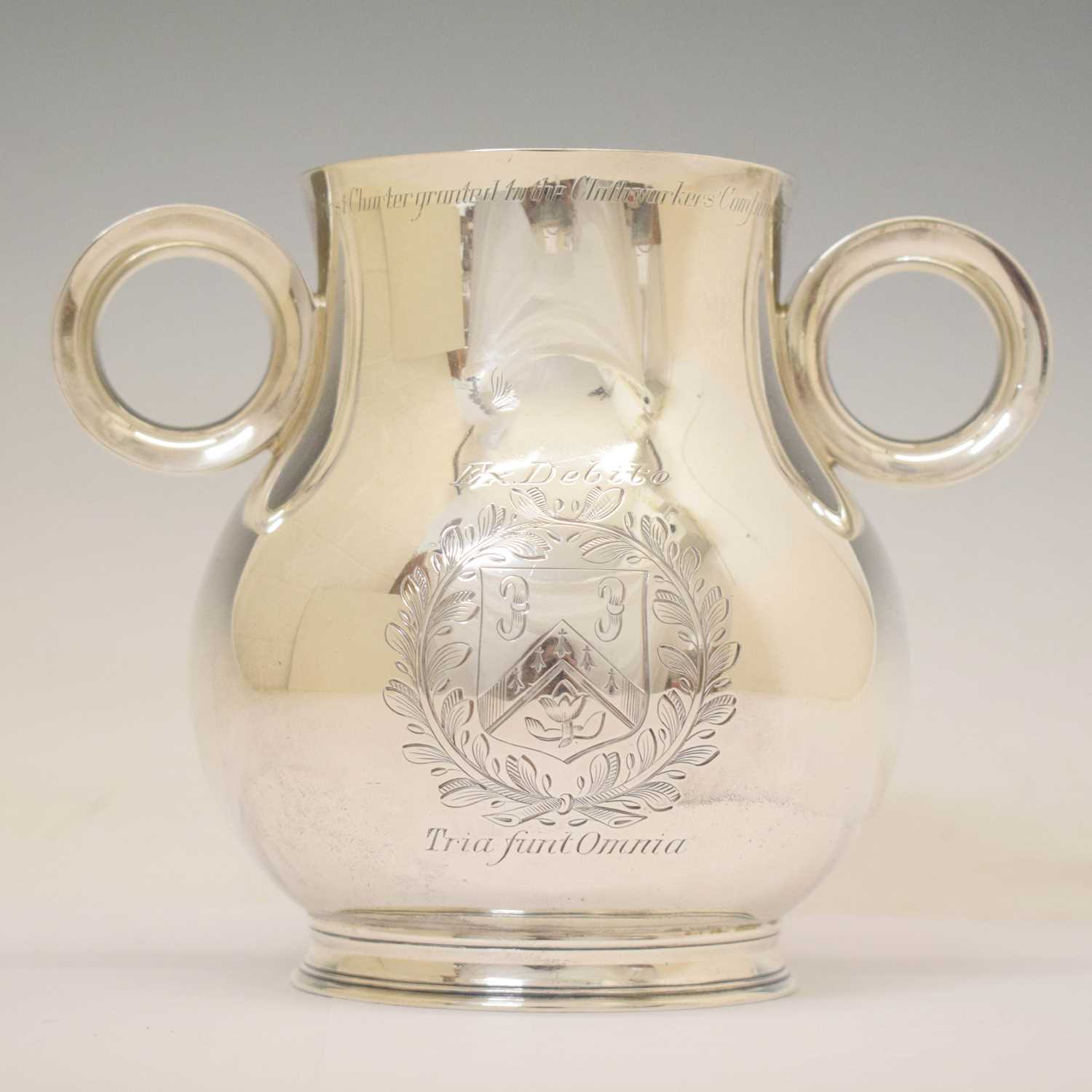 Lot 143 - George V silver replica of the Chetwin Cup