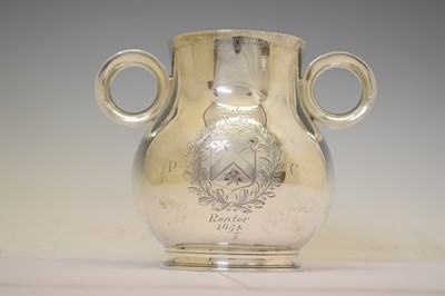 Lot 143 - George V silver replica of the Chetwin Cup