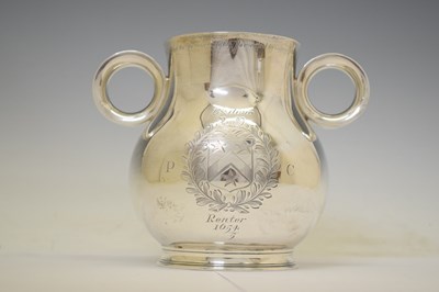 Lot 143 - George V silver replica of the Chetwin Cup
