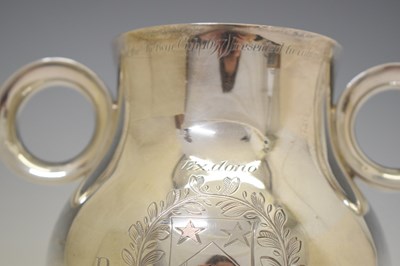 Lot 143 - George V silver replica of the Chetwin Cup