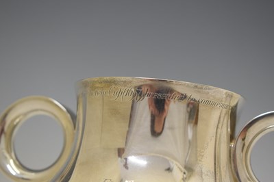 Lot 143 - George V silver replica of the Chetwin Cup