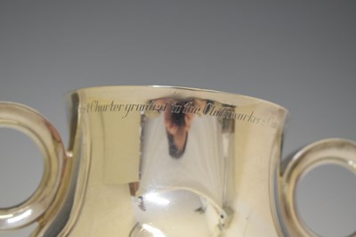 Lot 143 - George V silver replica of the Chetwin Cup