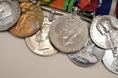 Lot 181 - British medal group awarded to Paymaster Lieutenant, Francis Henry Stevens