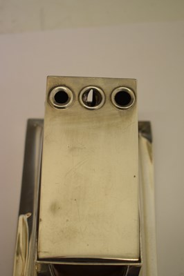 Lot 114 - Late Victorian silver tabletop cigar cutter