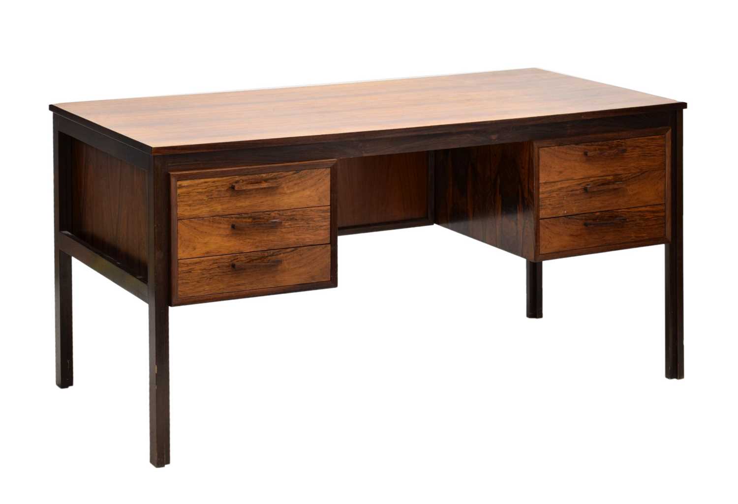 Lot 488 - 1970s Scandinavian (probably Danish) writing table or desk