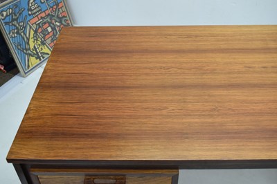 Lot 488 - 1970s Scandinavian (probably Danish) writing table or desk