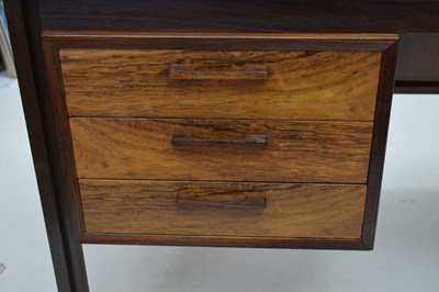 Lot 488 - 1970s Scandinavian (probably Danish) writing table or desk