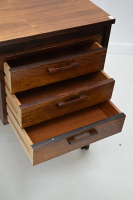 Lot 488 - 1970s Scandinavian (probably Danish) writing table or desk