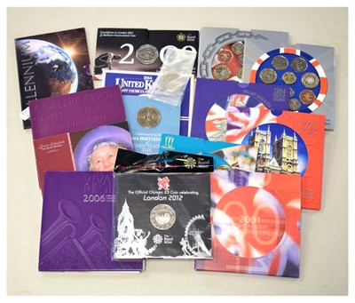 Lot 222 - Quantity of Royal Mint Crown / £5 Coin presentation packs to include