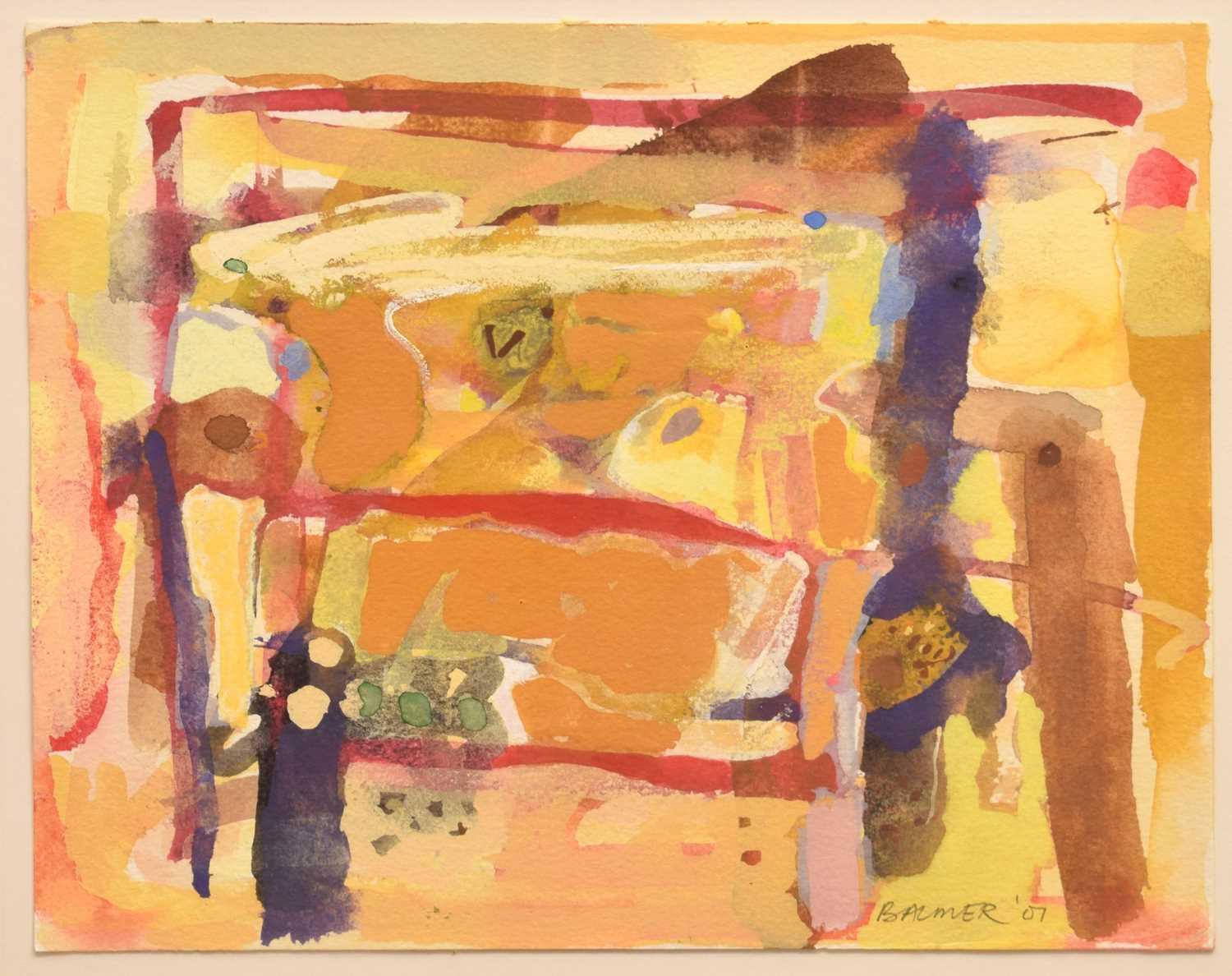 Lot 470 - Derek Balmer PPRWA, Hon. RA (British, b. 1934) – Watercolour heightened with white on card – 'Looking South, 2007'