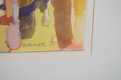 Lot 470 - Derek Balmer PPRWA, Hon. RA (British, b. 1934) – Watercolour heightened with white on card – 'Looking South, 2007'
