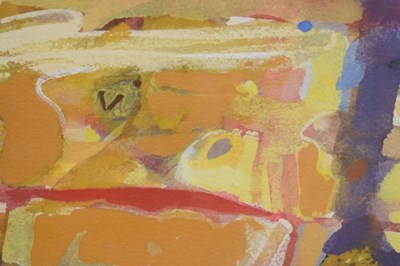 Lot 470 - Derek Balmer PPRWA, Hon. RA (British, b. 1934) – Watercolour heightened with white on card – 'Looking South, 2007'