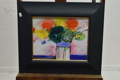 Lot 471 - Derek Balmer PPRWA, Hon. RA (British, b. 1934) – Oil on canvas laid down – 'Still Life, 1994-95'