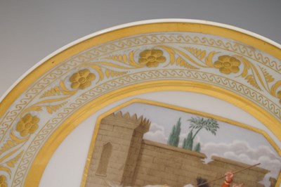 Lot 303 - 19th century Berlin (K.P.M.) porcelain cabinet plate