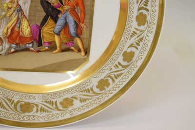 Lot 303 - 19th century Berlin (K.P.M.) porcelain cabinet plate