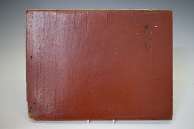 Lot 328 - Two Chinese carved and gilded wooden panels