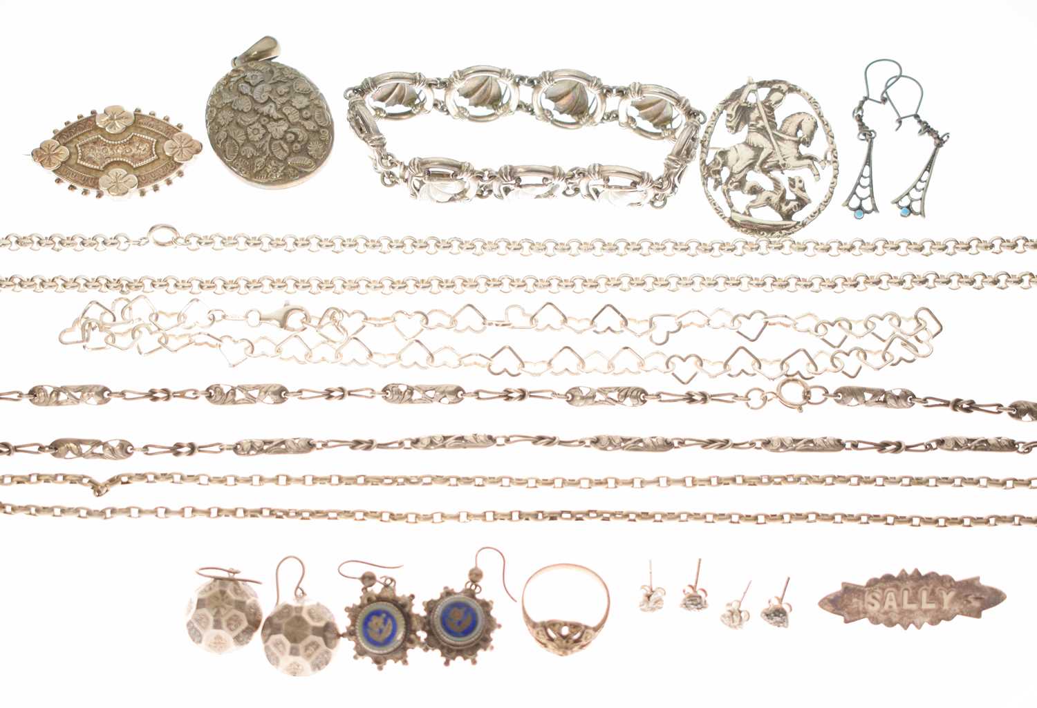 Lot 301 - Group of Victorian and later jewellery