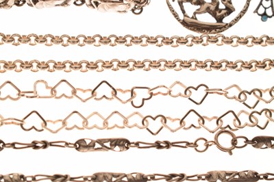 Lot 301 - Group of Victorian and later jewellery