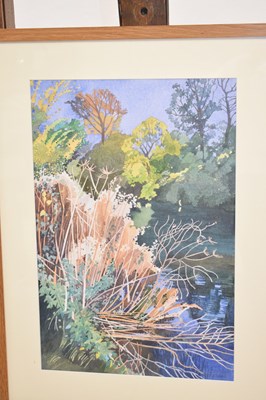 Lot 729 - Anna Teasdale (1932-2020) - Watercolour - River Avon, Bath