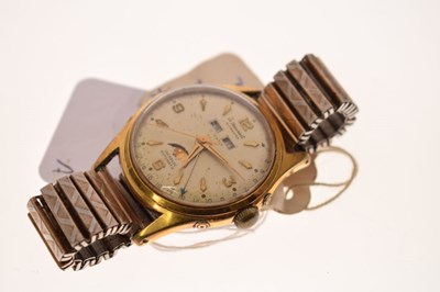 Lot 93 - Le Cheminant - Gentleman's vintage Skymaster automatic bracelet watch