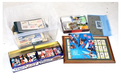 Lot 205 - Quantity of trade, cigarette cards and football cards etc