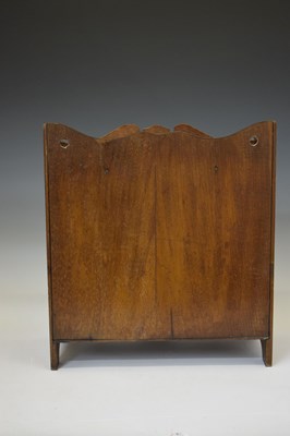 Lot 452 - Edwardian smokers table top cabinet