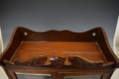 Lot 452 - Edwardian smokers table top cabinet