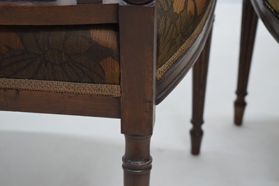 Lot 515 - Wright & Mansfield (1861-1884) for Haddo House - pair of mahogany dining chairs