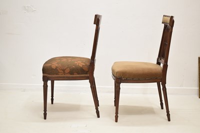 Lot 515 - Wright & Mansfield (1861-1884) for Haddo House - pair of mahogany dining chairs