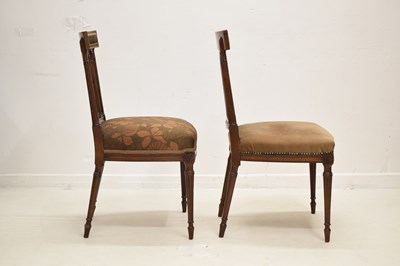 Lot 515 - Wright & Mansfield (1861-1884) for Haddo House - pair of mahogany dining chairs