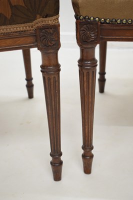 Lot 515 - Wright & Mansfield (1861-1884) for Haddo House - pair of mahogany dining chairs